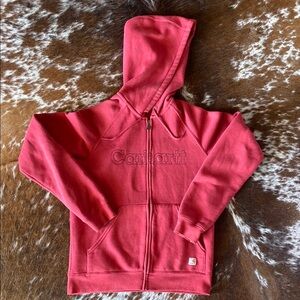 Carhartt women’s zip up hoodie sweatshirt